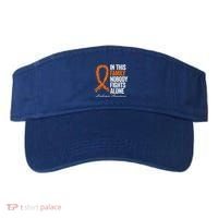 In This Family Nobody Fights Alone Leukemia Awareness Gift Visor thumb 0