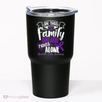 In This Family No One Fights Alone Ulcerative Colitis Awareness Tumbler thumb 0