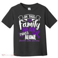 In This Family No One Fights Alone Ulcerative Colitis Awareness Toddler T-Shirt thumb 0