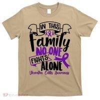 In This Family No One Fights Alone Ulcerative Colitis Awareness T-Shirt thumb 0