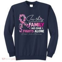 In This Family No One Fight Alone Breast Cancer Awareness Sweatshirt thumb 0