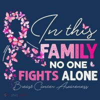 In This Family No One Fight Alone Breast Cancer Awareness Polo thumb 2