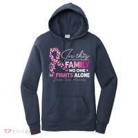 In This Family No One Fight Alone Breast Cancer Awareness Women's Hoodie thumb 0