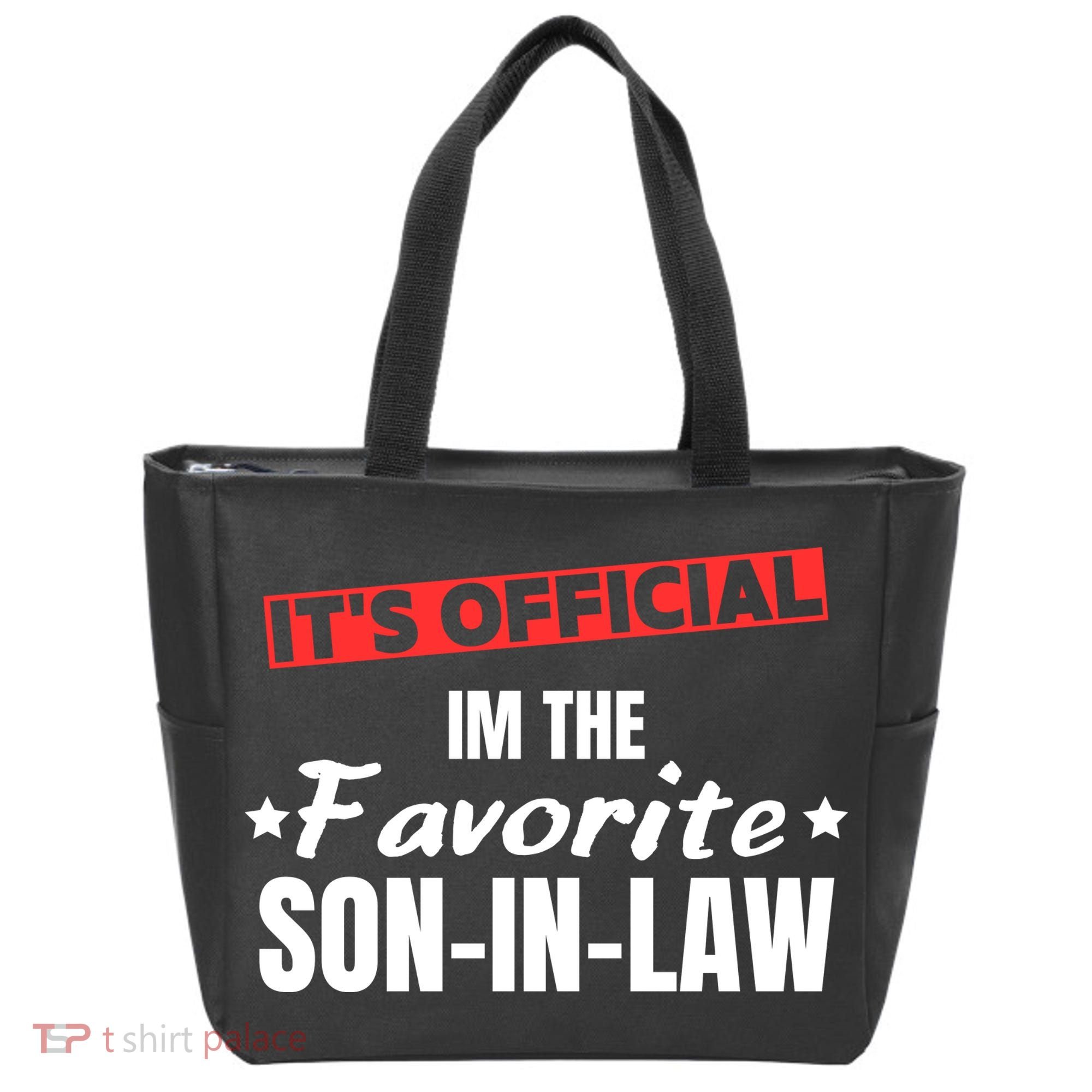 Im The Favorite Son In Law Funny Tote Bag