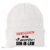 Im The Favorite Son In Law Funny Beanie thumb 0