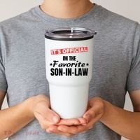 Im The Favorite Son In Law Funny Tumbler thumb 2