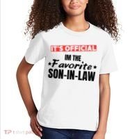 Im The Favorite Son In Law Funny Kids T-Shirt thumb 2