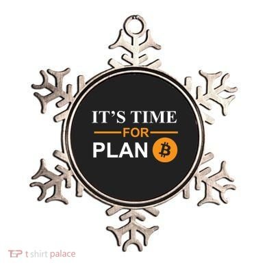 It's Time For Plan B Bitcoin Ornament