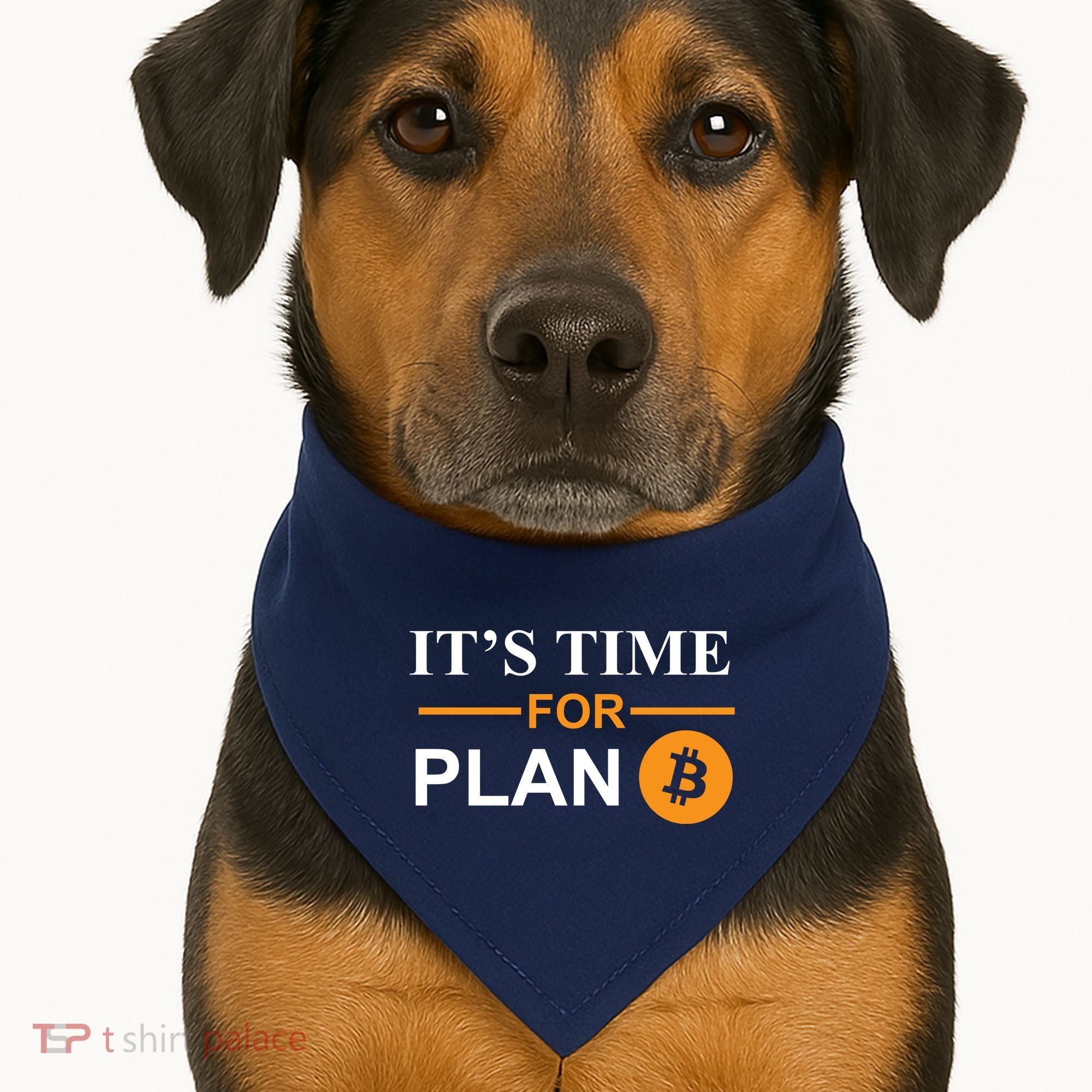 It's Time For Plan B Bitcoin USA-Made Doggie Bandana