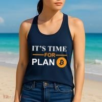 It's Time For Plan B Bitcoin Women's Tank Top thumb 2