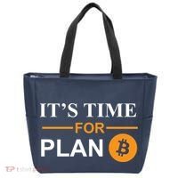 It's Time For Plan B Bitcoin Tote Bag thumb 0