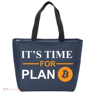 It's Time For Plan B Bitcoin Tote Bag