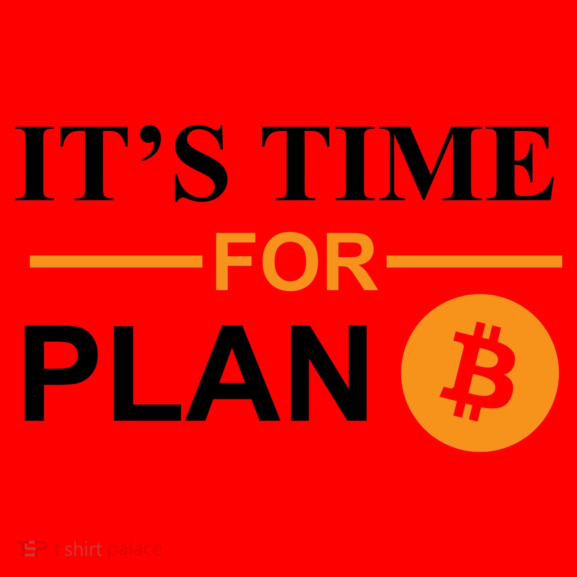 It's Time For Plan B Bitcoin Santa Hat
