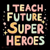 I Teach Future Super Heroes Kindergarten Teacher Eletary Gift Ornament thumb 1