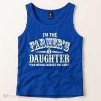 Im The Farmers Daughter Your Momma Warned You About Gift Tank Top thumb 2