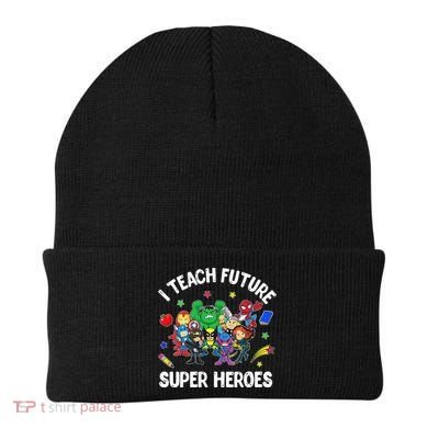 I Teach Future Super Heroes Tee Gift Teaching Mother Day Beanie
