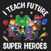 I Teach Future Super Heroes Tee Gift Teaching Mother Day Beanie thumb 2