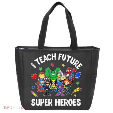 I Teach Future Super Heroes Tee Gift Teaching Mother Day Tote Bag