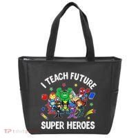I Teach Future Super Heroes Tee Gift Teaching Mother Day Tote Bag thumb 0