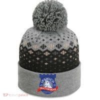 Ipswich Town Fan Tractor Suffolk Punch Badge The Baniff Cuffed Pom Beanie thumb 0