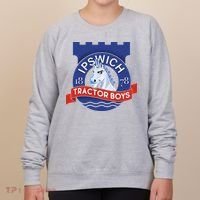 Ipswich Town Fan Tractor Suffolk Punch Badge Women's Sweatshirt thumb 0