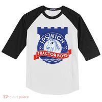 Ipswich Town Fan Tractor Suffolk Punch Badge Kids Colorblock Raglan Jersey thumb 0
