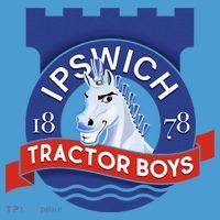 Ipswich Town Fan Tractor Suffolk Punch Badge Tie Dye Hoodie thumb 2