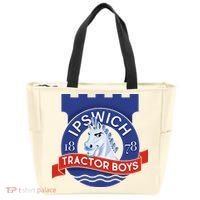 Ipswich Town Fan Tractor Suffolk Punch Badge Tote Bag thumb 0