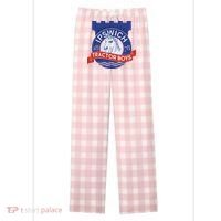 Ipswich Town Fan Tractor Suffolk Punch Badge Women's Flannel Plaid Pajama Pants thumb 0