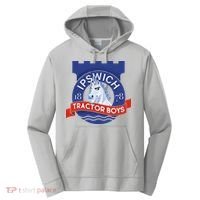 Ipswich Town Fan Tractor Suffolk Punch Badge Performance Fleece Hoodie thumb 0