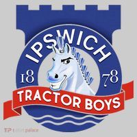 Ipswich Town Fan Tractor Suffolk Punch Badge Performance Fleece Hoodie thumb 2