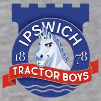 Ipswich Town Fan Tractor Suffolk Punch Badge Infant Fleece One Piece thumb 2