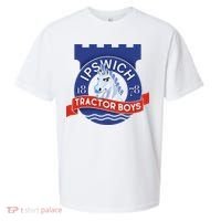 Ipswich Town Fan Tractor Suffolk Punch Badge Sueded Cloud Jersey T-Shirt thumb 0