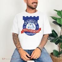 Ipswich Town Fan Tractor Suffolk Punch Badge Comfort Colors T-Shirt thumb 3