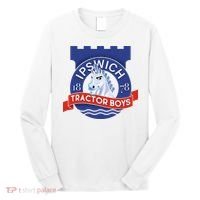 Ipswich Town Fan Tractor Suffolk Punch Badge Long Sleeve Shirt thumb 0