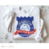 Ipswich Town Fan Tractor Suffolk Punch Badge Sweatshirt thumb 2