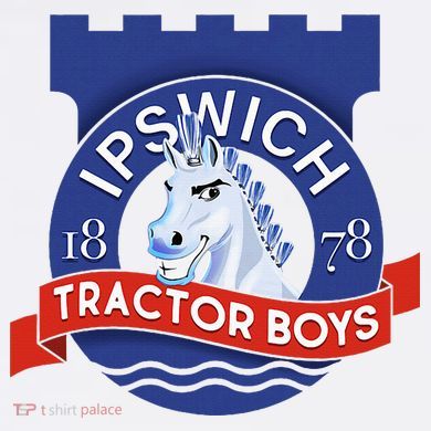 Ipswich Town Fan Tractor Suffolk Punch Badge Button