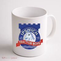 Ipswich Town Fan Tractor Suffolk Punch Badge Coffee Mug thumb 1