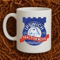 Ipswich Town Fan Tractor Suffolk Punch Badge Coffee Mug thumb 2