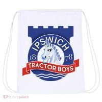 Ipswich Town Fan Tractor Suffolk Punch Badge Drawstring Bag thumb 0