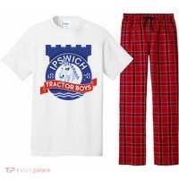 Ipswich Town Fan Tractor Suffolk Punch Badge Pajama Set thumb 0