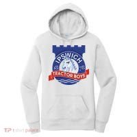 Ipswich Town Fan Tractor Suffolk Punch Badge Women's Hoodie thumb 0