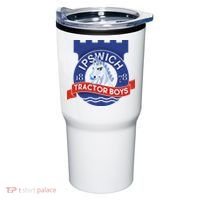 Ipswich Town Fan Tractor Suffolk Punch Badge Tumbler thumb 0