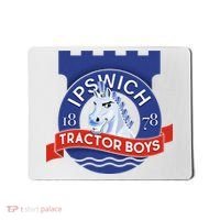 Ipswich Town Fan Tractor Suffolk Punch Badge Mousepad thumb 0