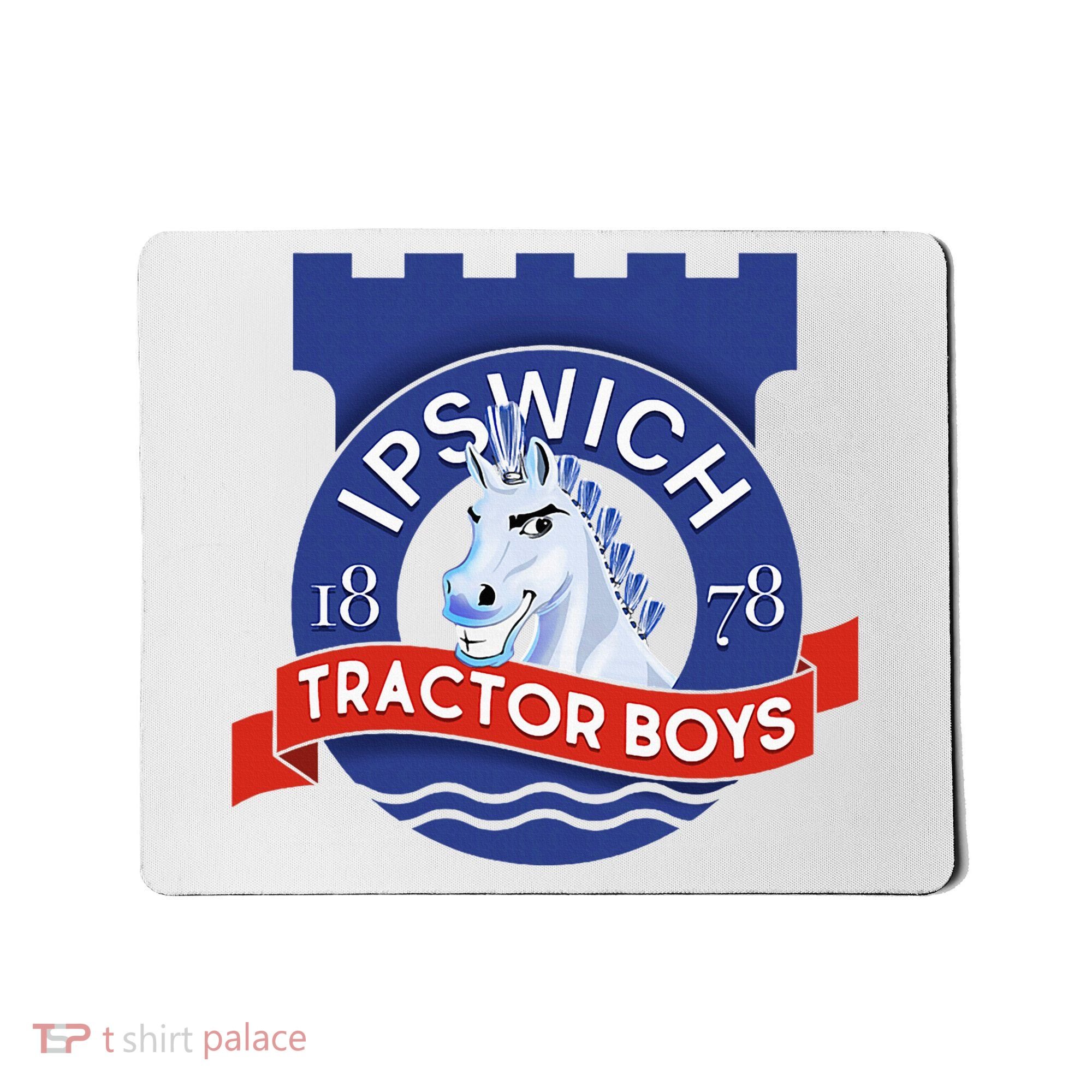 Ipswich Town Fan Tractor Suffolk Punch Badge Mousepad
