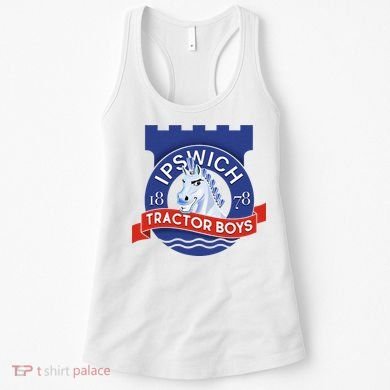 Ipswich Town Fan Tractor Suffolk Punch Badge Women's Tank Top