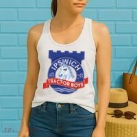 Ipswich Town Fan Tractor Suffolk Punch Badge Women's Tank Top thumb 2