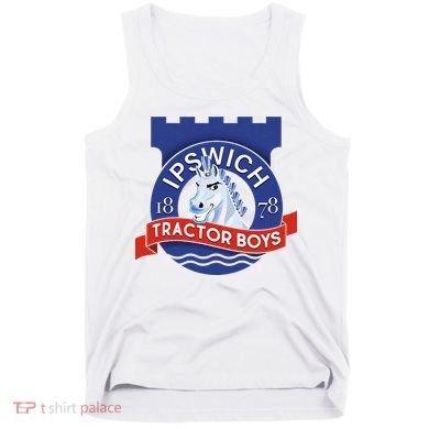 Ipswich Town Fan Tractor Suffolk Punch Badge Tank Top