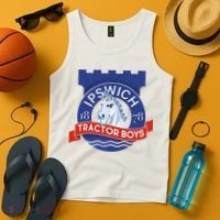 Ipswich Town Fan Tractor Suffolk Punch Badge Tank Top thumb 4