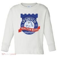 Ipswich Town Fan Tractor Suffolk Punch Badge Toddler Long Sleeve Shirt thumb 0